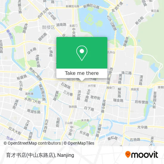 育才书店(中山东路店) map