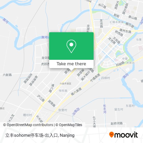 立丰sohome停车场-出入口 map