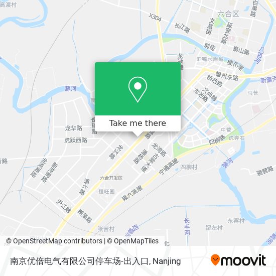 南京优倍电气有限公司停车场-出入口 map