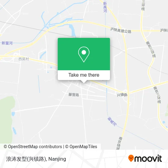 浪涛发型(兴镇路) map
