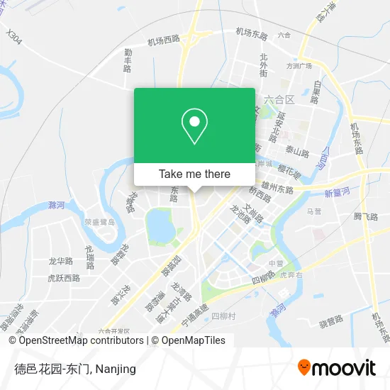 德邑花园-东门 map