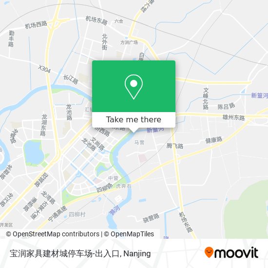宝润家具建材城停车场-出入口 map