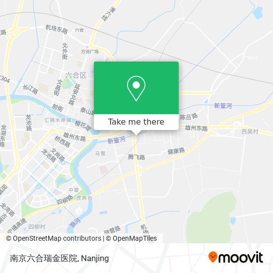 南京六合瑞金医院 map