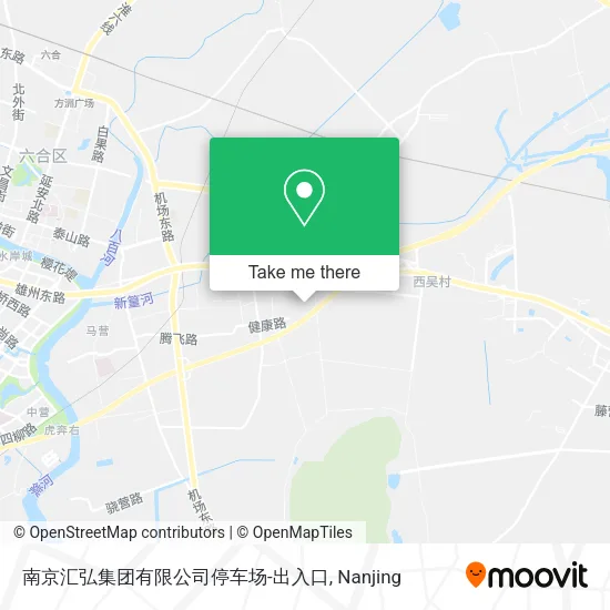 南京汇弘集团有限公司停车场-出入口 map
