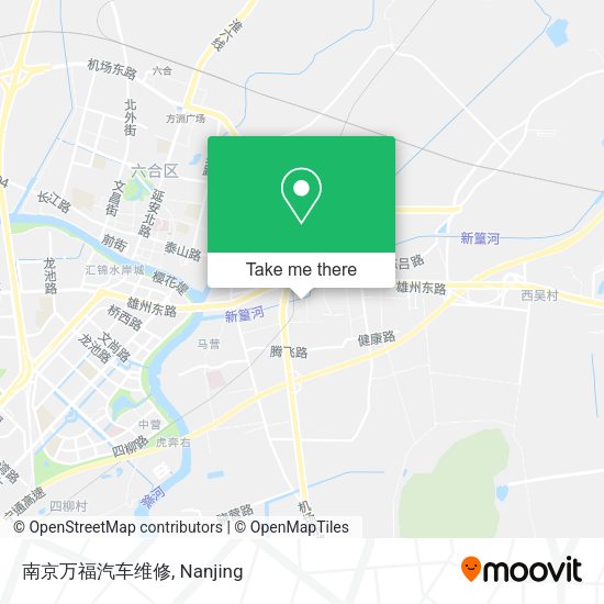 南京万福汽车维修 map