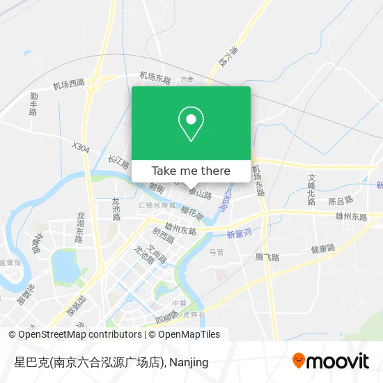 星巴克(南京六合泓源广场店) map