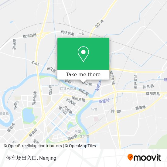停车场出入口 map
