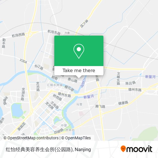 红怡经典美容养生会所(公园路) map