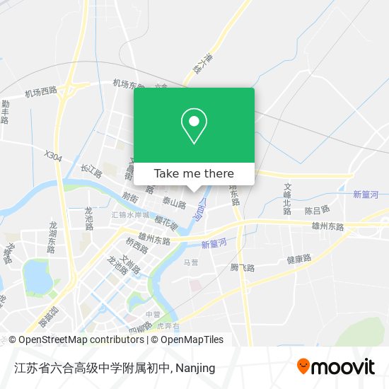 江苏省六合高级中学附属初中 map