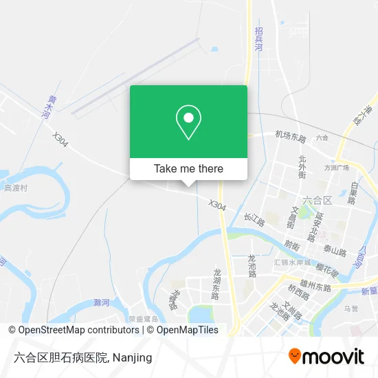 六合区胆石病医院 map