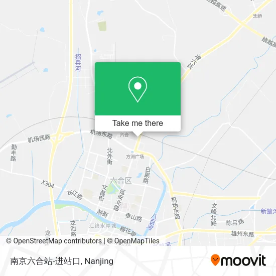 南京六合站-进站口 map