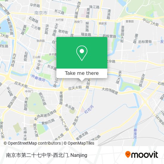 南京市第二十七中学-西北门 map