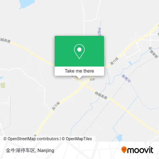 金牛湖停车区 map