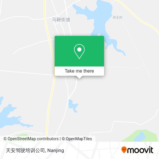 天安驾驶培训公司 map