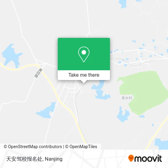 天安驾校报名处 map