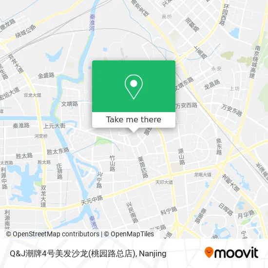 Q&J潮牌4号美发沙龙(桃园路总店) map