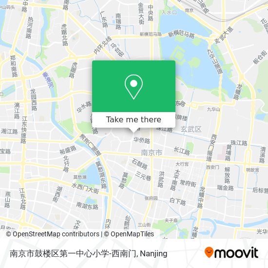 南京市鼓楼区第一中心小学-西南门 map