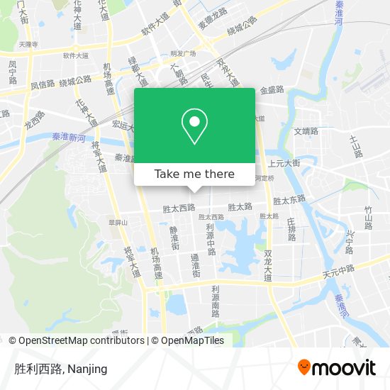 胜利西路 map