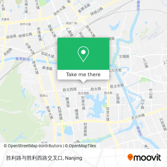 胜利路与胜利西路交叉口 map