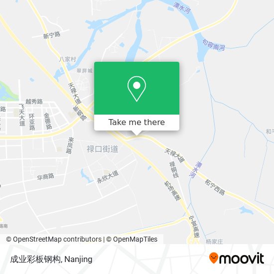 成业彩板钢构 map