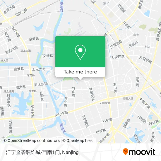 江宁金碧装饰城-西南1门 map