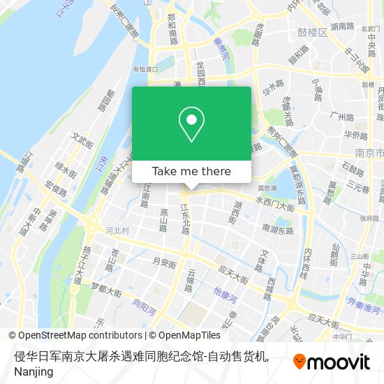 侵华日军南京大屠杀遇难同胞纪念馆-自动售货机 map