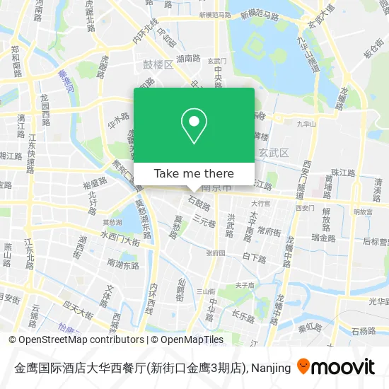 金鹰国际酒店大华西餐厅(新街口金鹰3期店) map