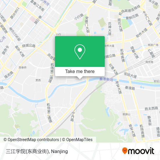 三江学院(东商业街) map