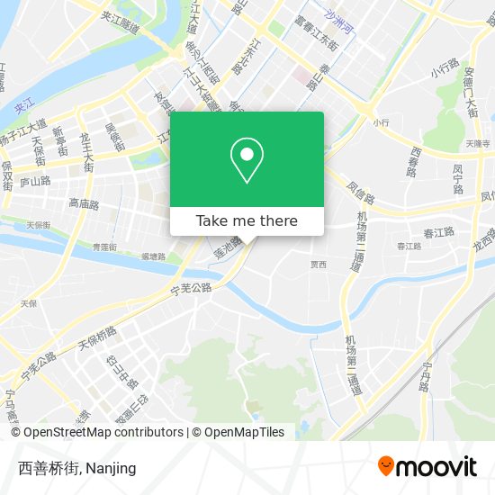 西善桥街 map