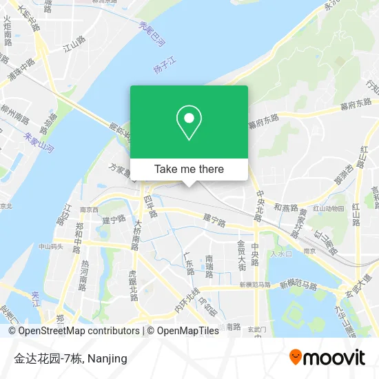 金达花园-7栋 map