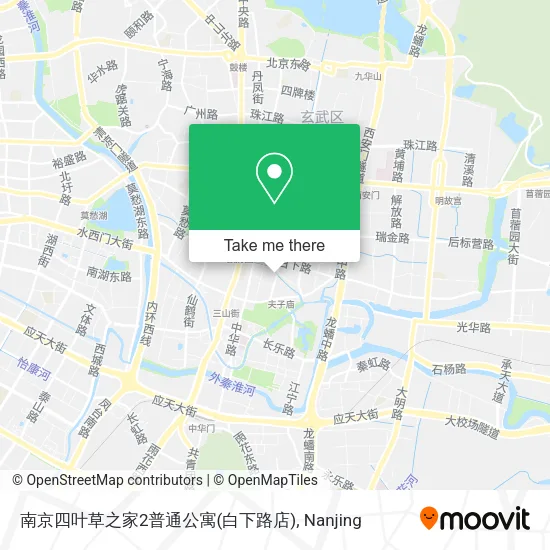 南京四叶草之家2普通公寓(白下路店) map