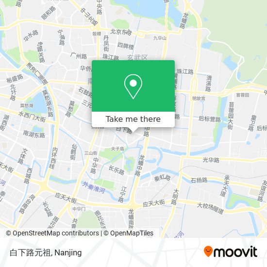 白下路元祖 map