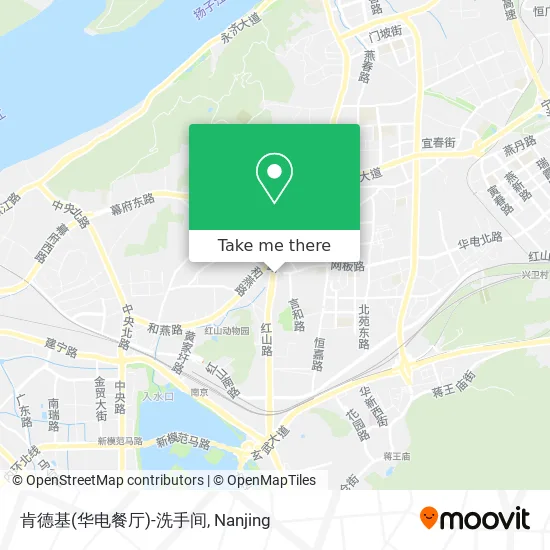 肯德基(华电餐厅)-洗手间 map