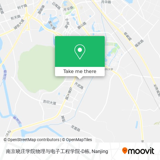 南京晓庄学院物理与电子工程学院-D栋 map