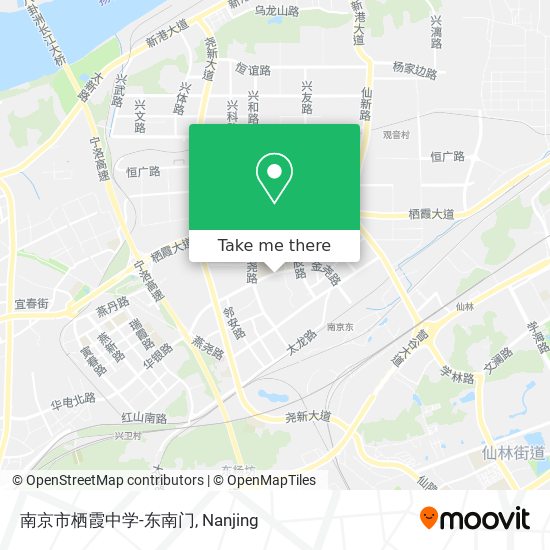 南京市栖霞中学-东南门 map