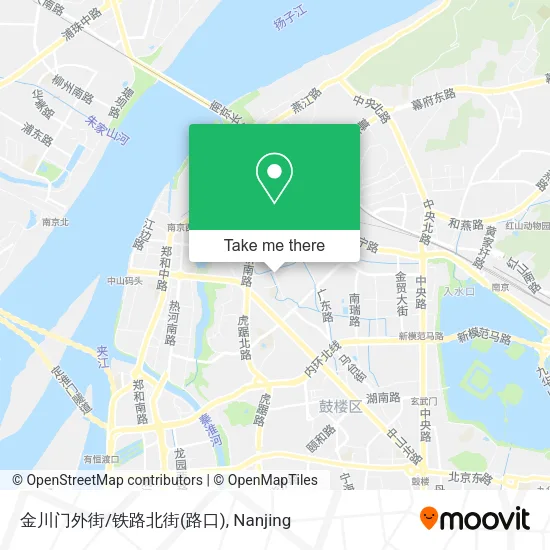 金川门外街/铁路北街(路口) map
