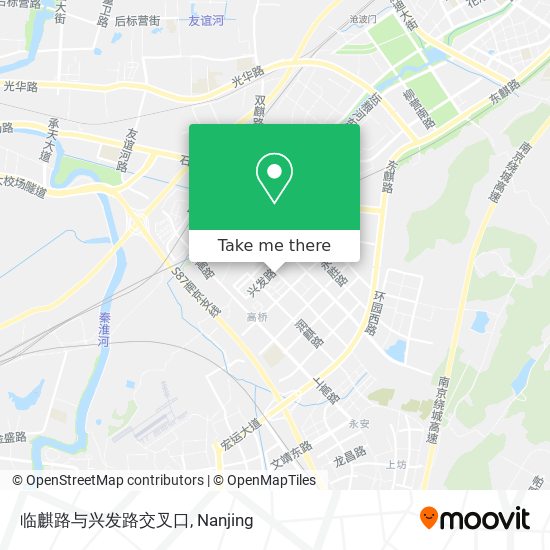 临麒路与兴发路交叉口 map