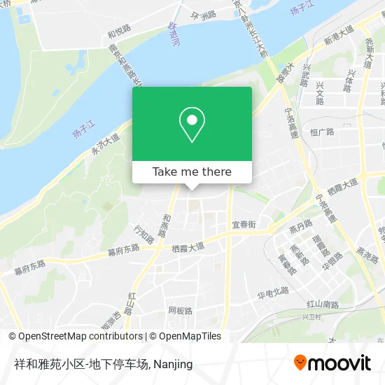 祥和雅苑小区-地下停车场 map
