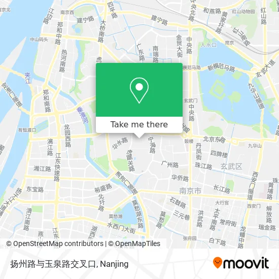 扬州路与玉泉路交叉口 map