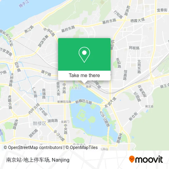南京站-地上停车场 map