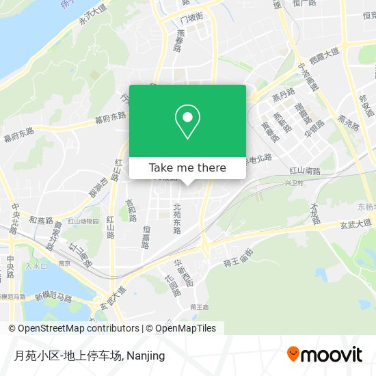 月苑小区-地上停车场 map