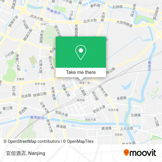 宜佰酒店 map