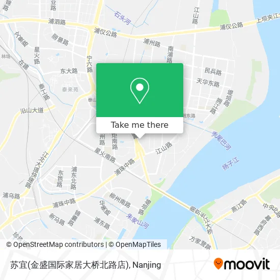 苏宜(金盛国际家居大桥北路店) map
