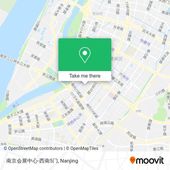 南京会展中心-西南5门 map