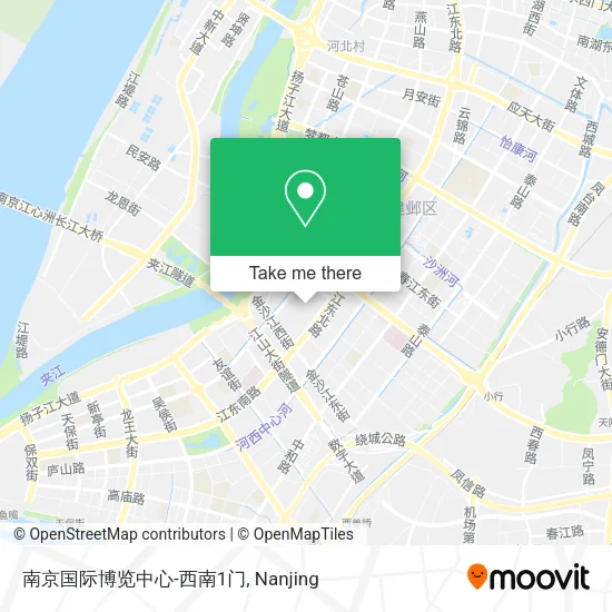 南京国际博览中心-西南1门 map