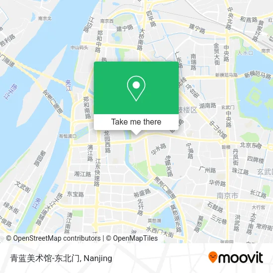 青蓝美术馆-东北门 map