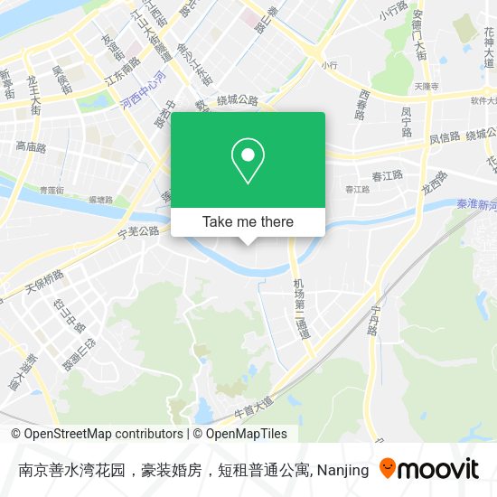 南京善水湾花园，豪装婚房，短租普通公寓 map