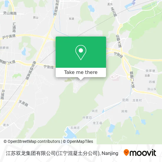 江苏双龙集团有限公司(江宁混凝土分公司) map