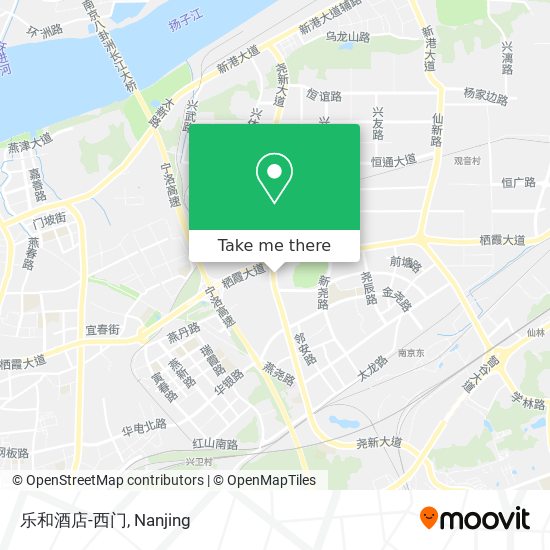乐和酒店-西门 map