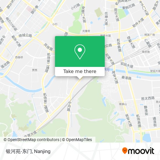 银河苑-东门 map